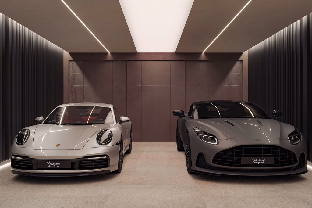 Impressive showroom-style garage